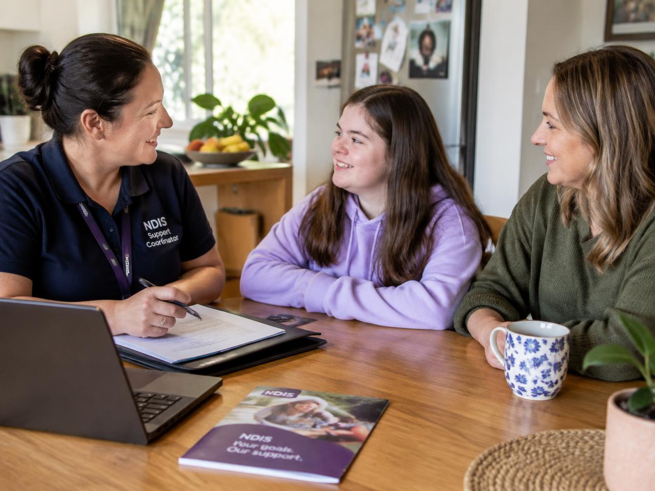 Local ndis business with a customer